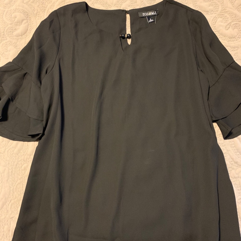 Ruffle Sleeve Top